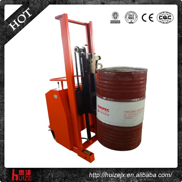 半電動(dòng)配重油桶車(chē)（無(wú)底腿，只堆垛，不翻轉）3
