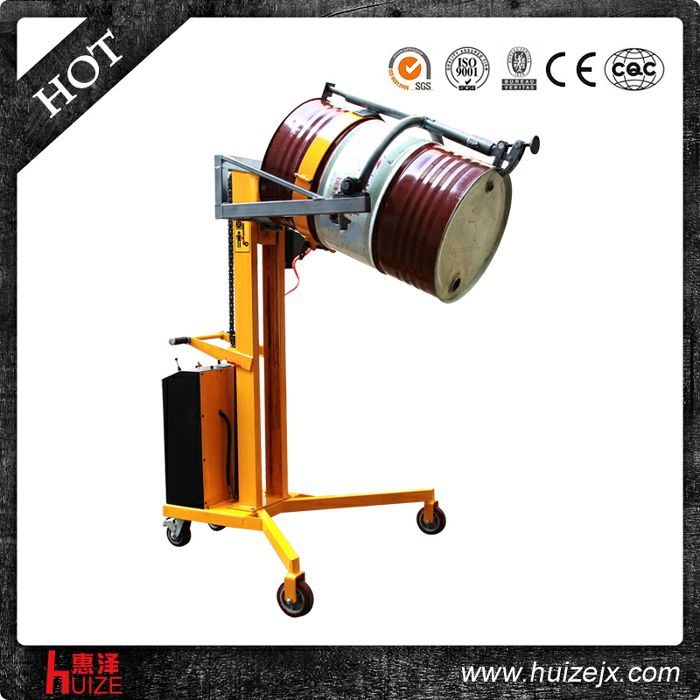 半電動(dòng)油桶車(chē)（直角腿，夾鐵桶翻轉）