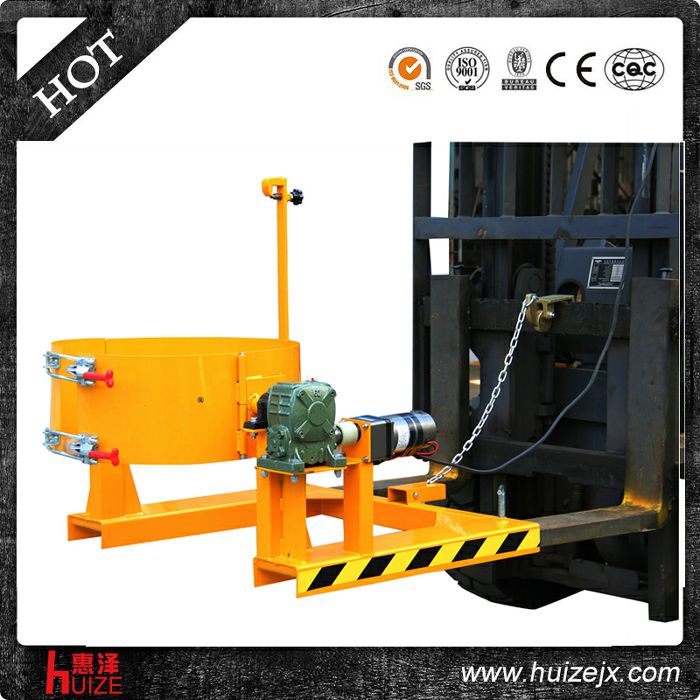叉車(chē)專(zhuān)用倒桶機具（塑鐵桶，電翻轉）